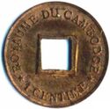 1 Centime (Token coinage. Copper. No date)