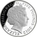 5 Pounds (London 2012 Olympic - Silver Piedfort edition)