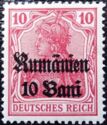 overprint on "Germania"