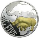 240 Francs (Big Five - Rhinoceros)