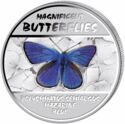 30 Francs (Magnificent Butterflies - Mazarene Blue Butterfly)