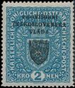 Austria Stamps Overprinted "PROVISORNÍ ČESKOSLOVENSKÁ VLÁDA"