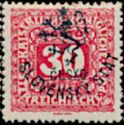 Austria Stamps Overprinted "ČESKO-SLOVENSKÝ STÁT" and Lion