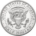 50 Cents (Half Dollar - APOLLO 11 50th Anniversary Man on Moon)