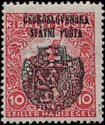 Hungarian War Aid Stamp ovpr. ČESKOSLOVENSKÁ STÁTNÍ POŠTA