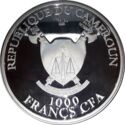 1,000 CFA Francs (50th anniversary Buenos Aires Numismatic Center)
