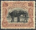 Asian Elephant Overprinted
