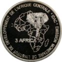 4,500 CFA Francs (3 Africa - 264th Pope John Paul II - Silver edition)