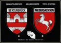 SELBSTKLEBENDE ABWASCHBARE VINYL-WAPPEN | BERSENBRÜCK | NIEDERSACHSEN
