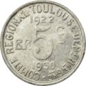 5 Centimes (Toulouse (Haute-Garonne) – Union Latine. Comite Regional Toulouse)