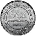 10 Pfennig (1/10 Verrechnungsmarke)