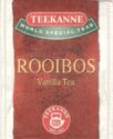 Rooibos Vanilla Tea, light red logo, World special teas