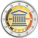 2 Euro (200 Years of Ghent University. Coloured)