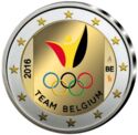 2 Euro (2016 Summer Olympics. Coloured 1)