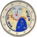2 Euro (Centennial of Universal Suffrage. Coloured 2)