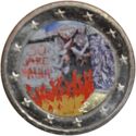 2 Euro (30th anniversary of the fall of the Berlin Wall. Coloured 2)