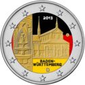 2 Euro (Maulbronn Monastery in Baden-Württemberg. Coloured 3)