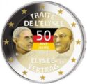 2 Euro (50th Anniversary of the Elysée Treaty. Coloured 1)