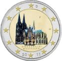 2 Euro (Nordrhein-Westfalen/Cologne Cathedral. Coloured 1)