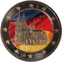 2 Euro (Nordrhein-Westfalen/Cologne Cathedral. Coloured 2)