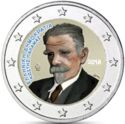 2 Euro (Kostis Palamas. Coloured 1)