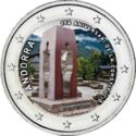 2 Euro (25th Anniversary of the Constitution of Andorra. Coloured 2)