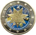 2 Euro (Union of the Ionian Islands with Greece. Coloured 4)