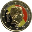 2 Euro (King Philippe. Coloured)