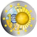 2 Euro (100 years Meteorological Institute. Coloured 2)