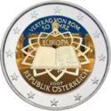 2 Euro (50th Anniversary of the Treaty of Rome. Coloured)
