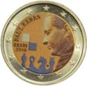 2 Euro (100th Ann. of the birth of Paul Keres. Coloured 6)