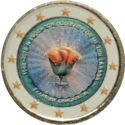 2 Euro (Union of the Islands of the Dodecaneso. Coloured 3)