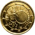 2 Euro (100 years Meteorological Institute. Gilded)