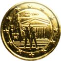 2 Euro (50th Ann. of the Student Revolt of May, 1968. Gilded)