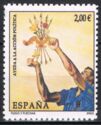 Postal stamp Aid for political action. Yoke and arrows