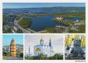 Murmansk. Semyenovskoe Lake. Church. Lighthouse. Sculpture of Semyon the Cat