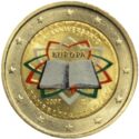 2 Euro (50th Anniversary of the Treaty of Rome. Coloured)