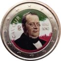 2 Euro (200th Birthday of Camillo Benso - Conte di Cavour. Coloured 3)