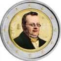2 Euro (200th Birthday of Camillo Benso - Conte di Cavour. Coloured 5)