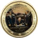2 Euro (70th Anniversary Italian Constitution. Coloured 3)