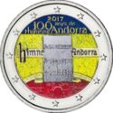 2 Euro (100th Ann. of the National Anthem of Andorra. Coloured 3)