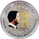 2 Euro (Henri - Grand Duke. Coloured 1)