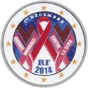 2 Euro (World AIDS Day. Coloured 1)