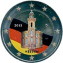 2 Euro (Hessen. Coloured 5)