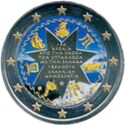 2 Euro (Union of the Ionian Islands with Greece. Coloured 7)
