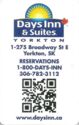 Days Inn & Suites Yorkton - Domino's 306-890-0333