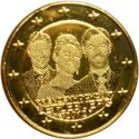 2 Euro (Royal wedding between Guillermo and Stephanie. Gilded)