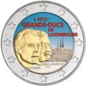 2 Euro (The Grand-Duke Henri and the Grand-Duke Guillaume IV. Coloured 3)