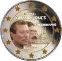 2 Euro (The Grand-Duke Henri and the Grand-Duke Guillaume IV. Coloured 6)