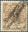 Value Number under a Crown in a Pearls Oval - Overprinted